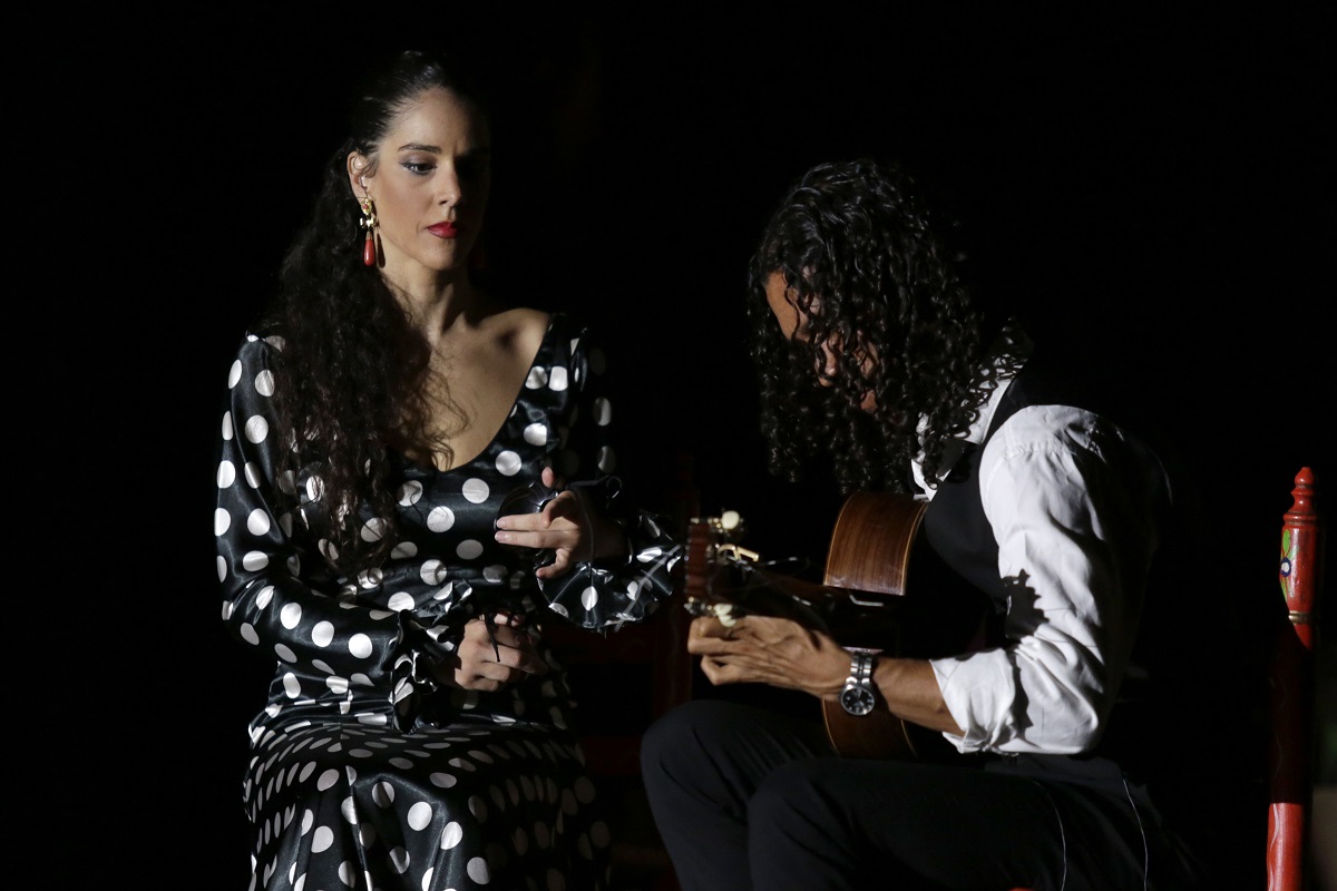 The flamenco guitar touch