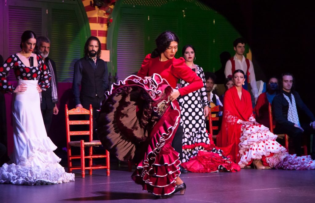 Ana Oropesa is a flamenco dancer at El Palacio Andaluz in Seville