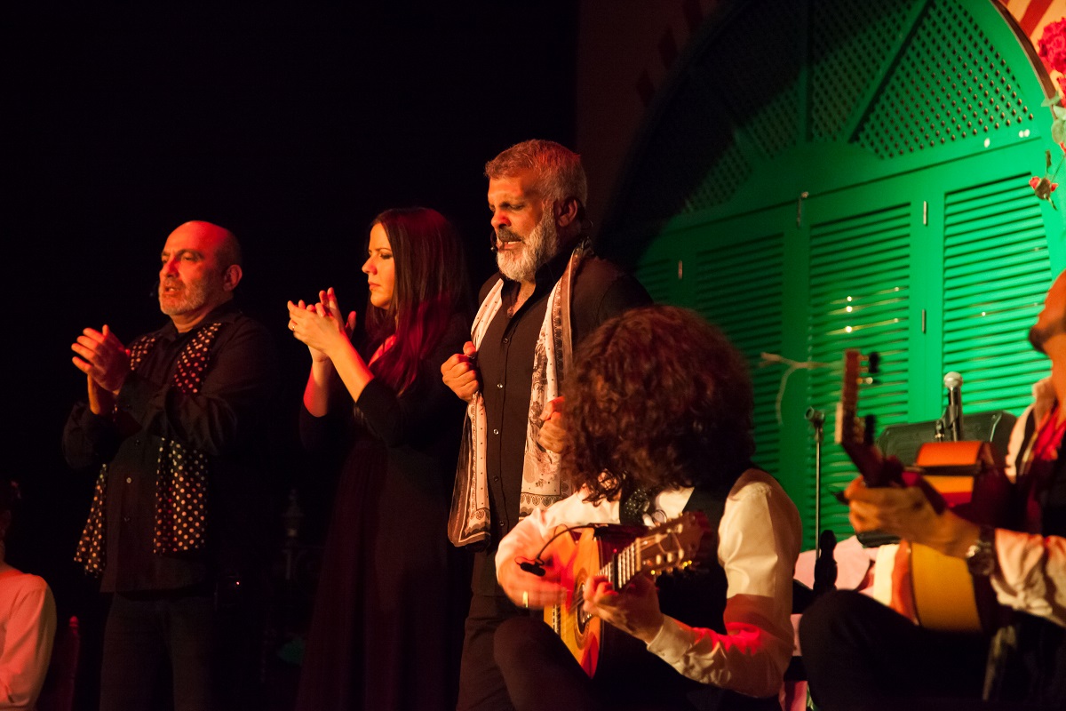 Flamenco singing at El Palacio Andaluz in Seville