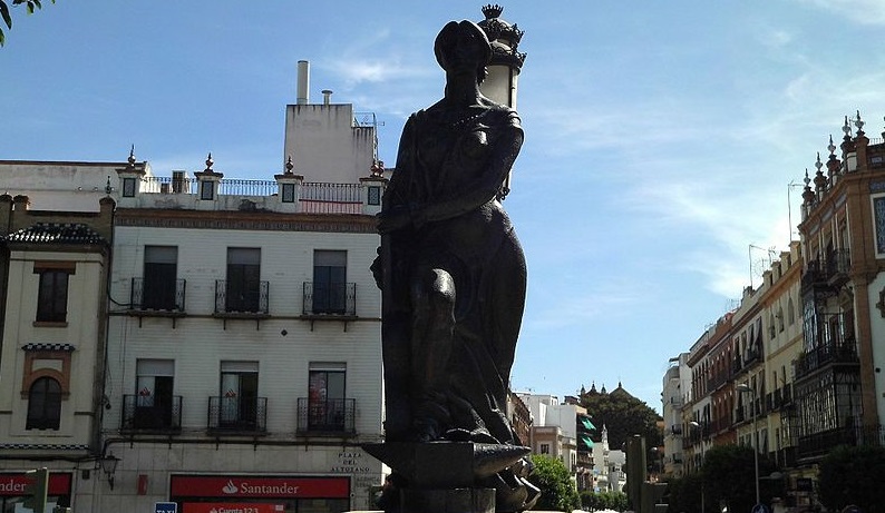 estatua homenaje arte flamenco